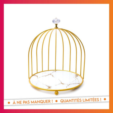 Support maquillage arche doree