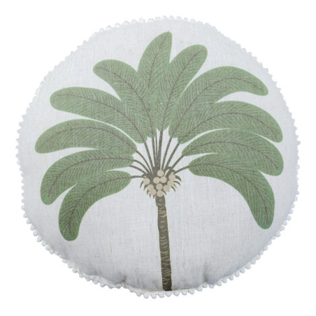 Coussin rond plamier d40cm