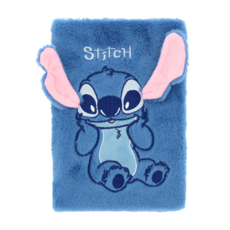 Cahier peluche stitch