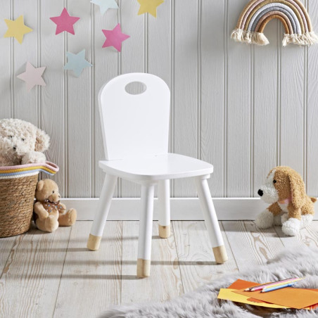 Chaise enfant blanc