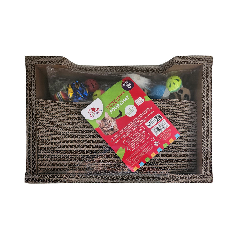 Pack griffoir + 10 jouets chat