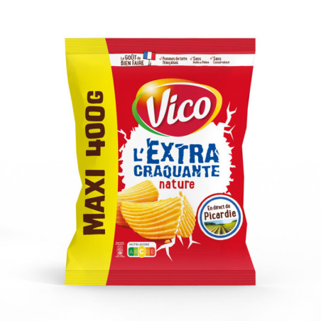 Chips extra craquantes nature