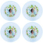 Assiette plast d19.7cm vaiana x4