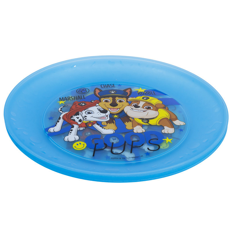 Assiette plast d19.7cm pat patro