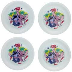 Set de 4 assiettes stitch