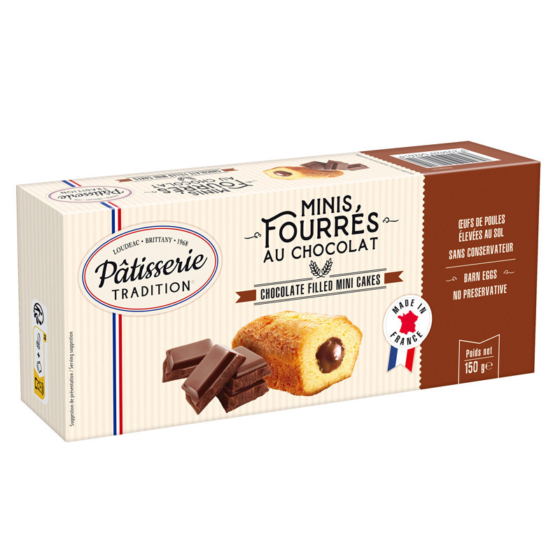 Mini cake fourre chocolat 150g
