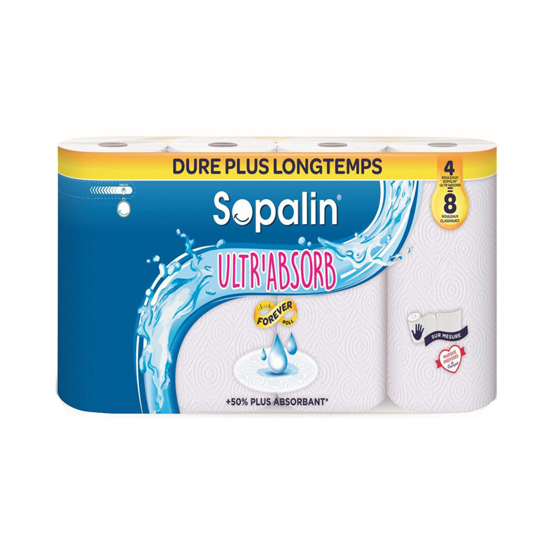 Essuie-tout ultr'absorb 4=8