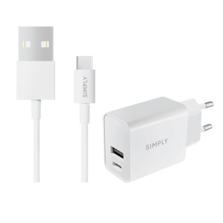 Set cable type c + chargeur