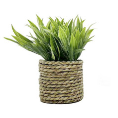 Plante artificielle pot jonc