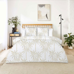 Parure 240x220 palmiers