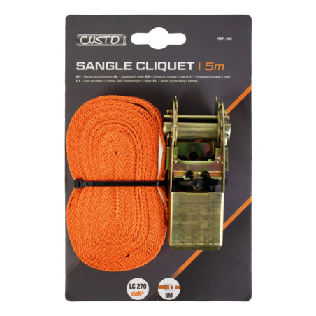 Sangle cliquet 5 metres