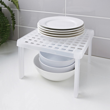 Etagere placard plast blanc