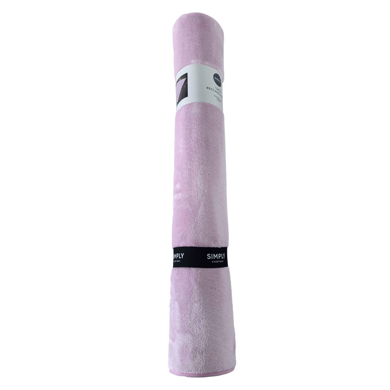 Tapis microplush 100x150cm rose