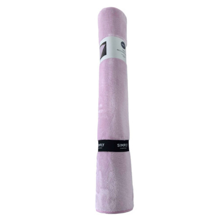 Tapis microplush 100x150cm rose