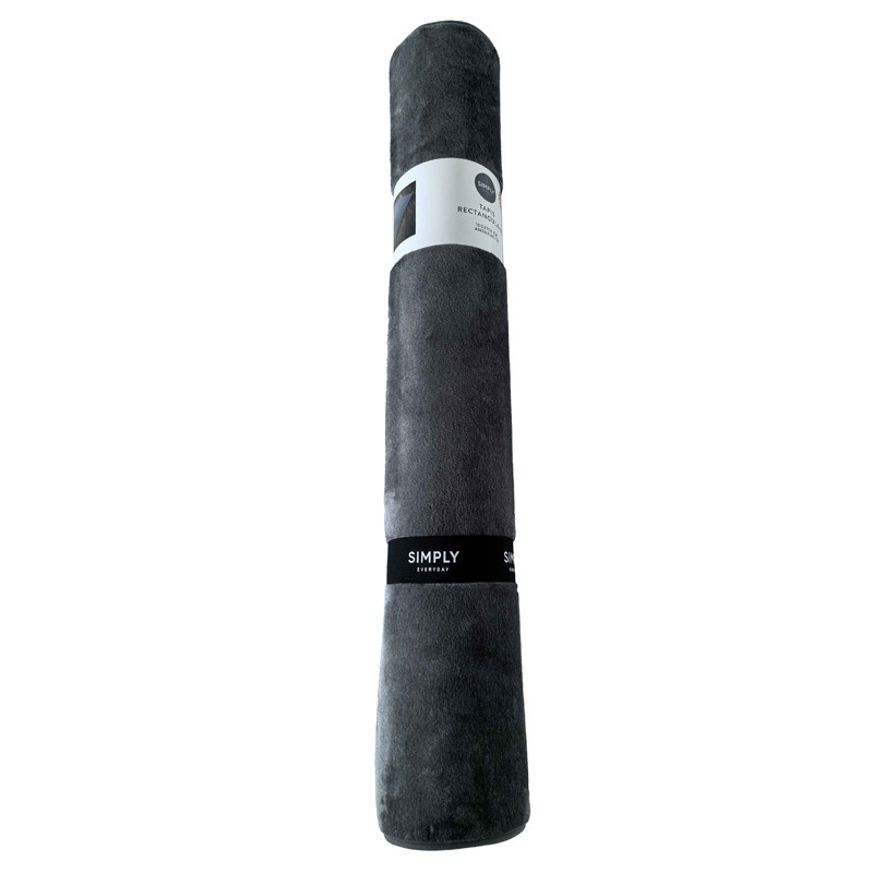 Tapis microplush 100x150cm anthr