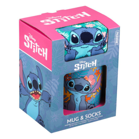 Set mug et chaussettes stitch