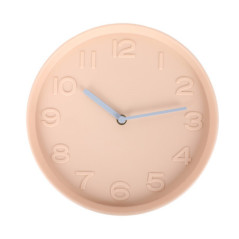 Horloge plastique rose