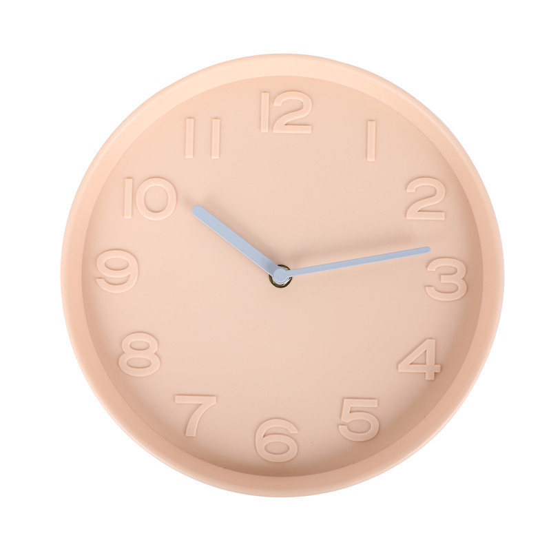 Horloge plastique rose