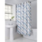Rideau de douche chevron