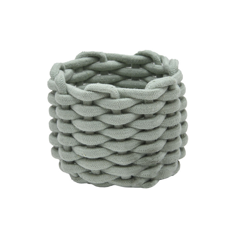 Paniere de rangement corde verte