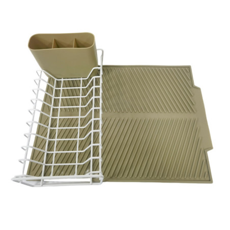 Egoutoir et tapis en silicone