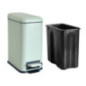 Petite poubelle sdb 5l verte