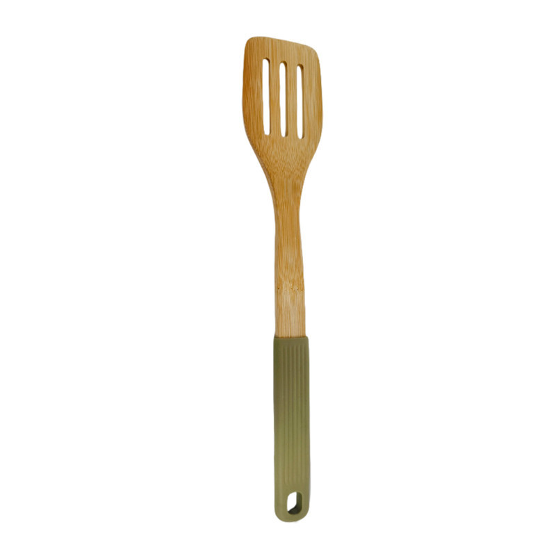 Spatule ajouree en bambou sauge