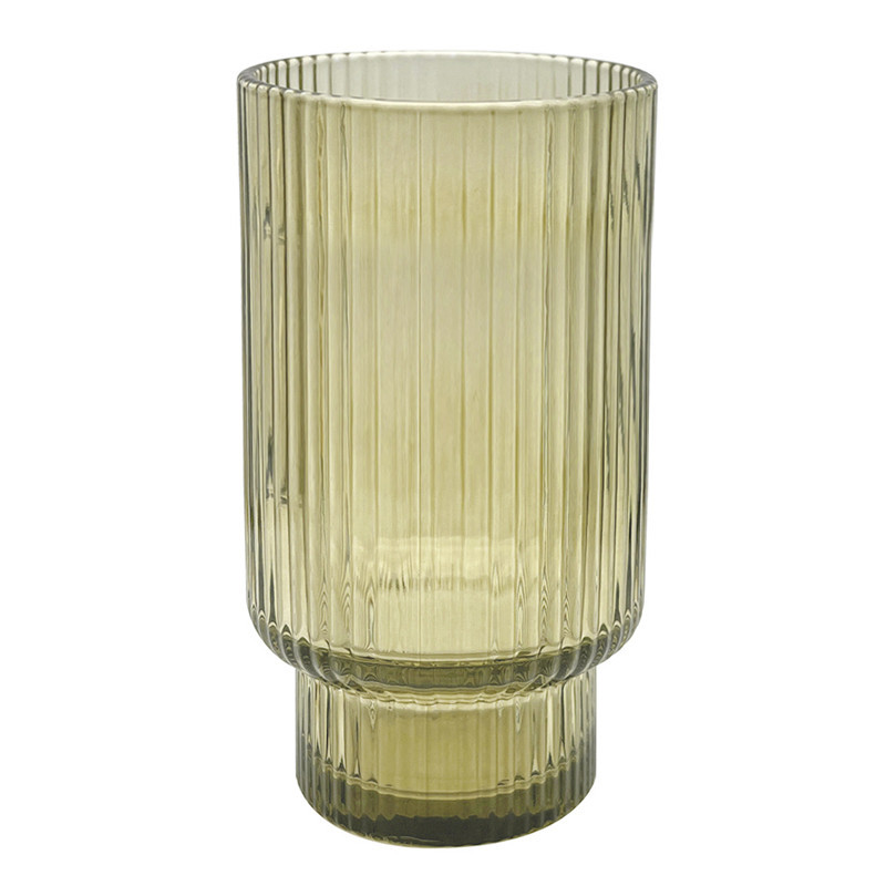 Set de 4 verres haut strie