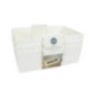 Set x3 panieres en plastique blc