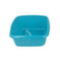 Bassine carree 8l gris bleu
