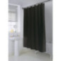 Rideau de douche polyester noir