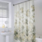 Rideau de douche botanique