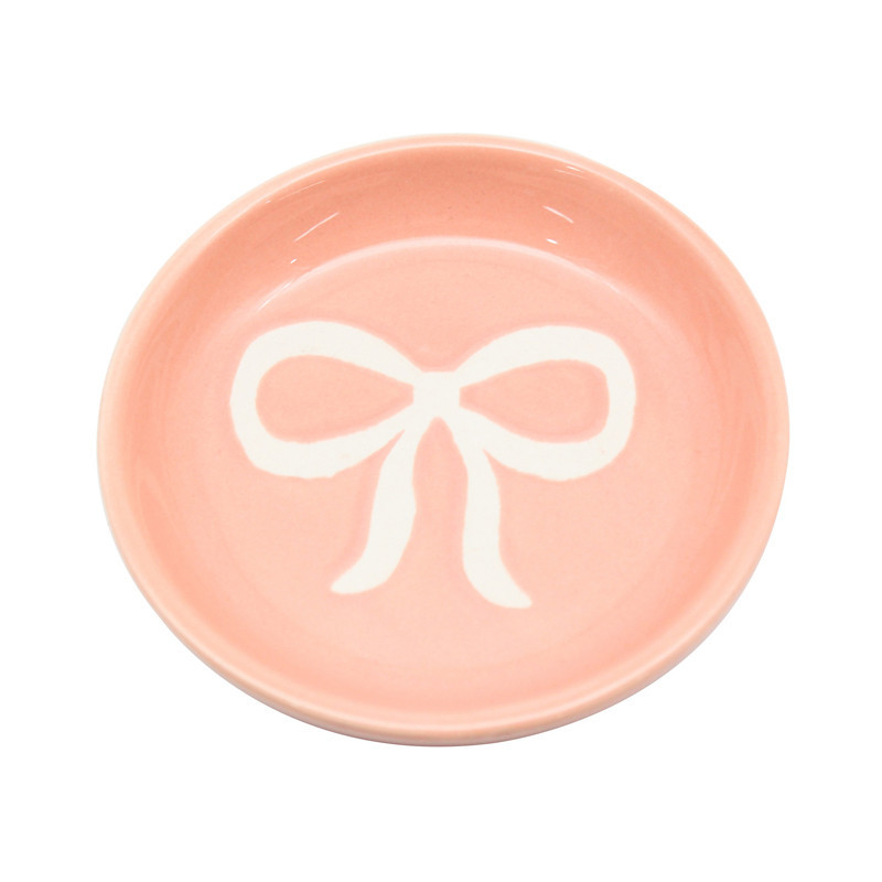 Porte savon noeud rose