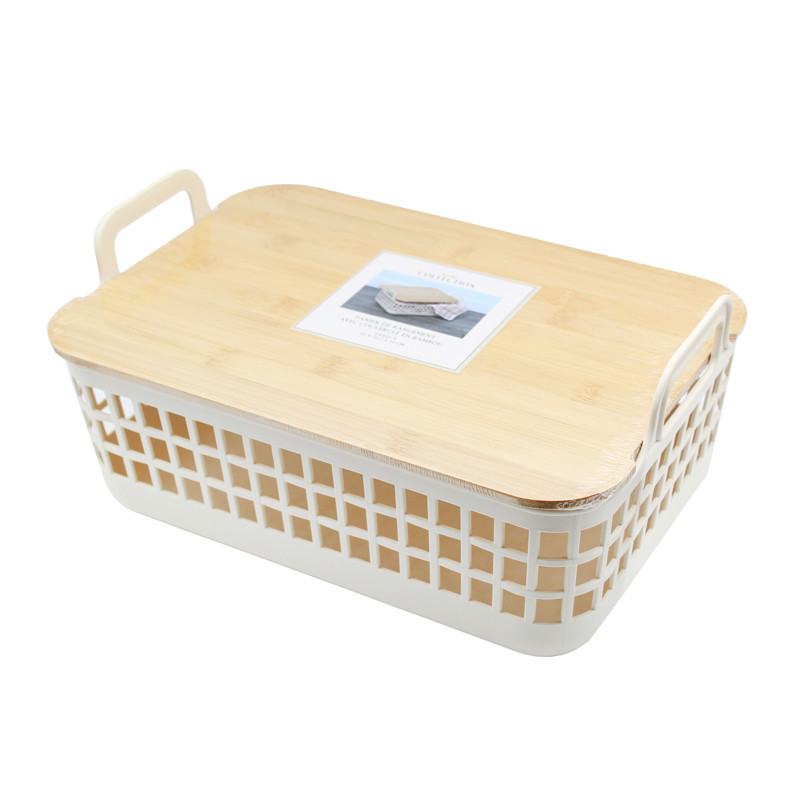 Panier de rangement bambou s