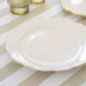 Assiette plate cotellee