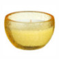 Bougie citron en verre