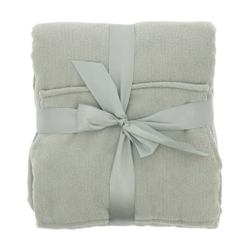 Poncho de plage adulte vert