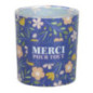 Bougie avec bijou- merci