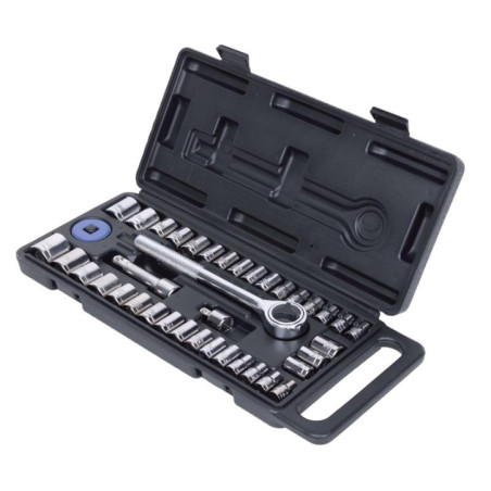 Set cliquet+douilles 40 pieces