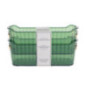 Set x2 rangement plastique vert