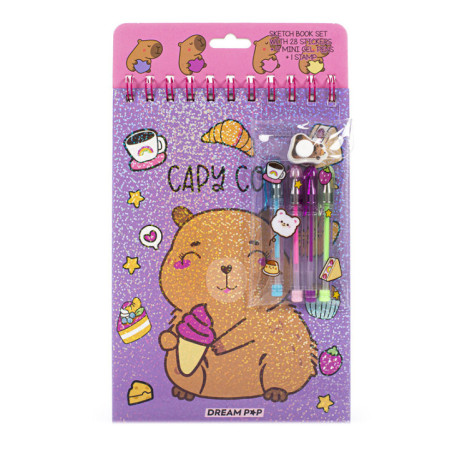 Carnet croquis 28 autocollants