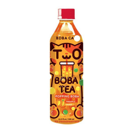 Boba tea popping mangue ananas