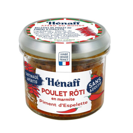 Tartinade poulet piment espelett