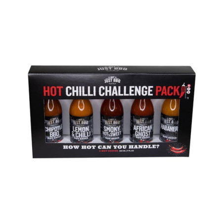 Coffret sauces chili 5x50ml