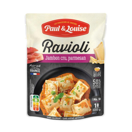 Ravioli jambon cru parmesan 300g