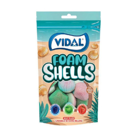 Bonbons foam coquillages 160g