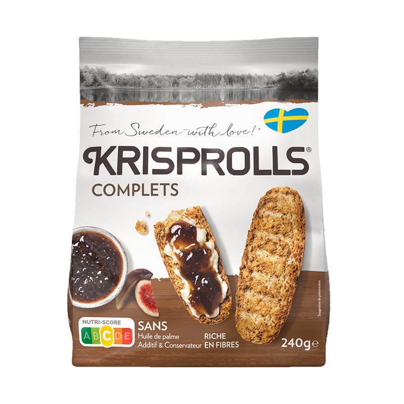 Pain grille suedois dore 240g