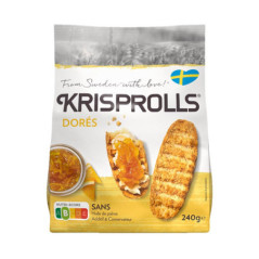 Pain grille suedois dore 240g