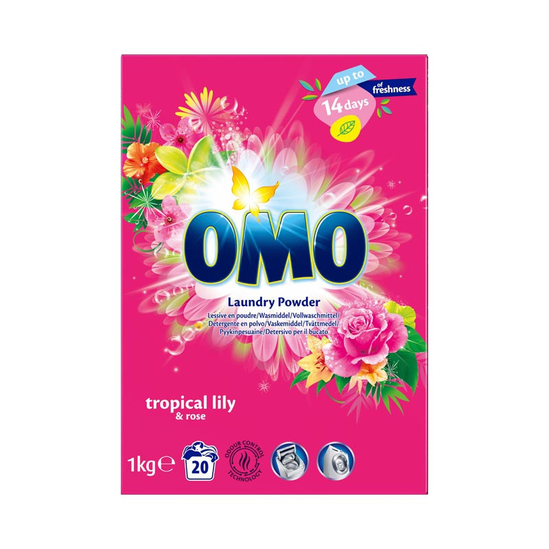 Lessive poudre 1kg rose