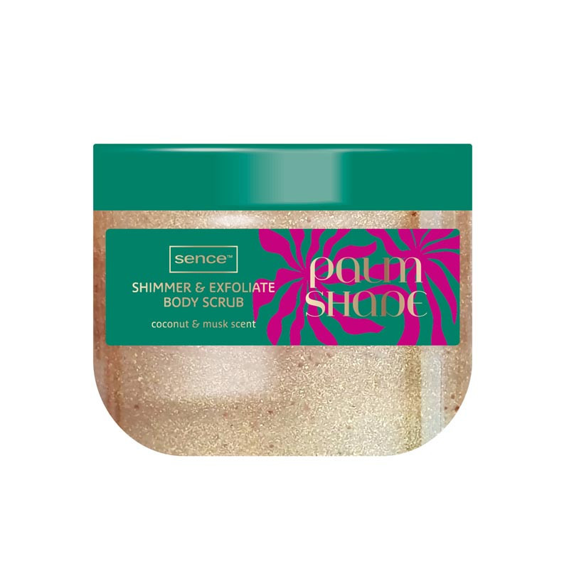 Gommage corps scintillant